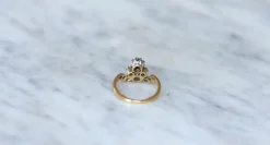 Bague Duchesse Belle Epoque Diamants or jaune et platine