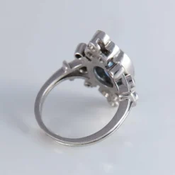 Bague Duchesse Saphir de Ceylan Diamants