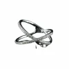 Bague ellipse diamants