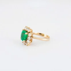 Bague Emeraude de Colombie Diamants