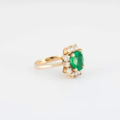 Bague Emeraude de Colombie Diamants