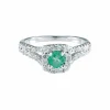 Bague Emeraude Diamants