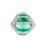 Bague Emeraude Diamants