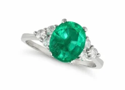 Bague Emeraude Diamants