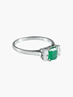 Bague Emeraude Diamants