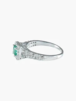 Bague Emeraude Diamants