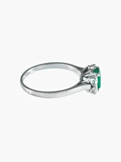 Bague Emeraude Diamants