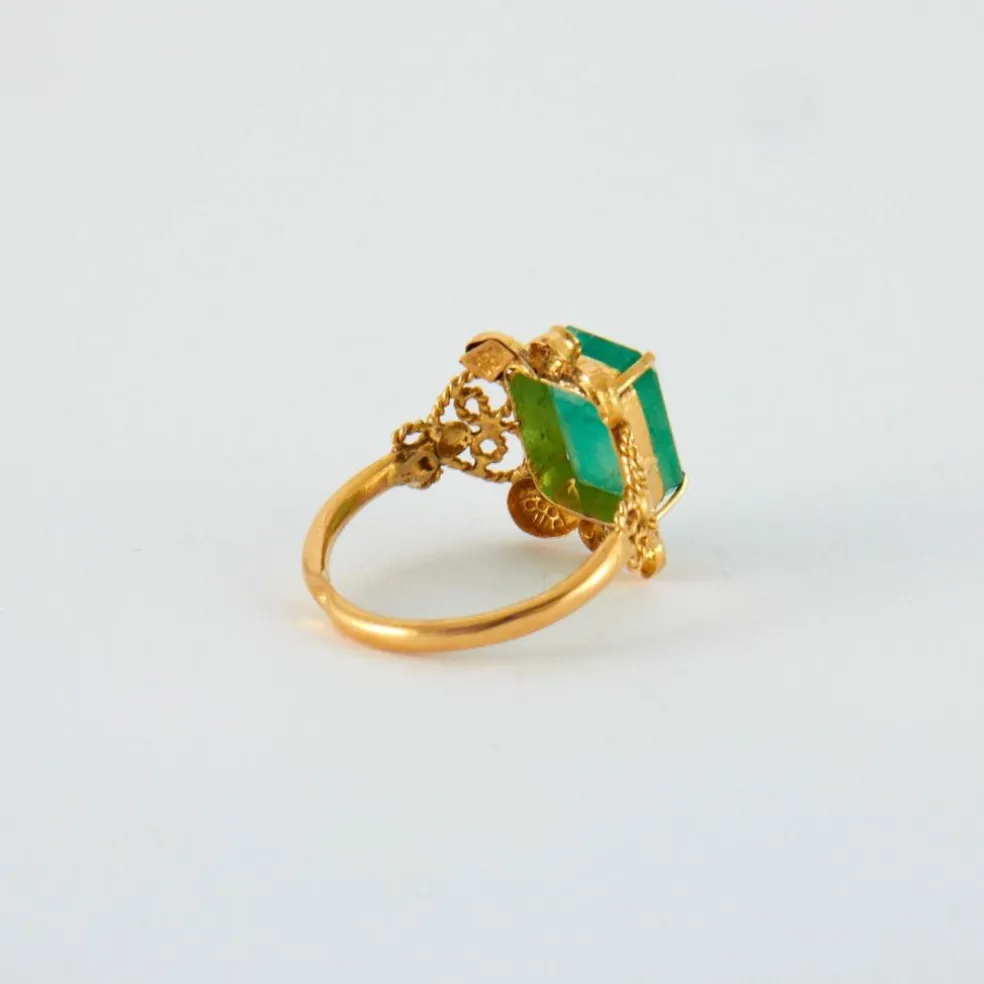 Bague Emeraude Diamants