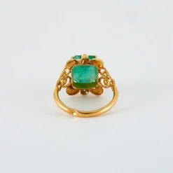 Bague Emeraude Diamants