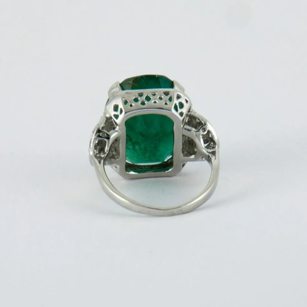 Bague Emeraude Diamants