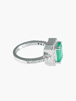 Bague Emeraude Diamants