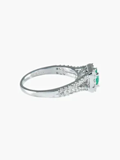 Bague Emeraude Diamants
