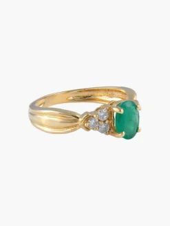 Bague Emeraude Diamants