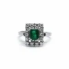 Bague Emeraude Et Diamants