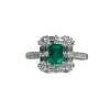 Bague Emeraude et Diamants