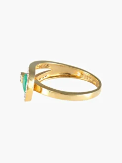 Bague Emeraude et Diamants