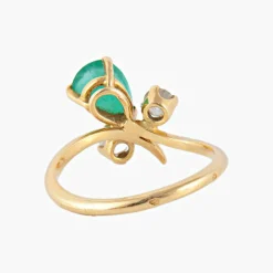 Bague Emeraude et Diamants
