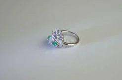 Bague Emeraudes Diamants
