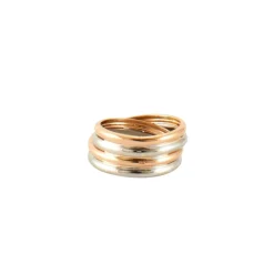 Bague en 3 ors & diamants