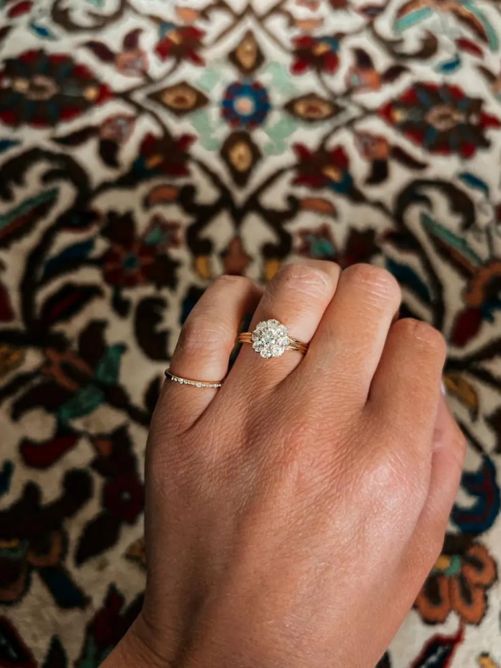 Bague en diamant ancienne