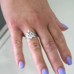 Bague en diamant Art Nouveau