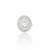 Bague en diamant d'inspiration Art Déco