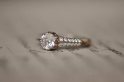 Bague en diamant d'une ancienne mine