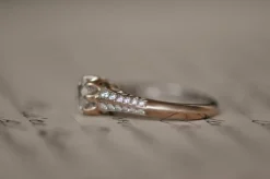 Bague en diamant d'une ancienne mine