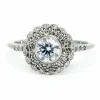 Bague en diamant et platine