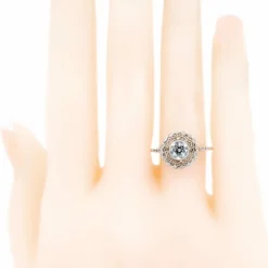 Bague en diamant et platine