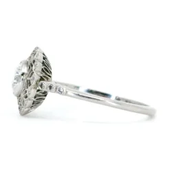 Bague en diamant et platine