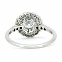Bague en diamant et platine