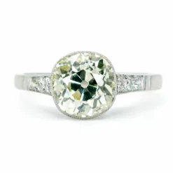 Bague en diamant, platine