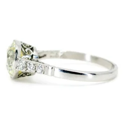 Bague en diamant, platine