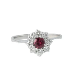 BAGUE EN DIAMANT RUBIS