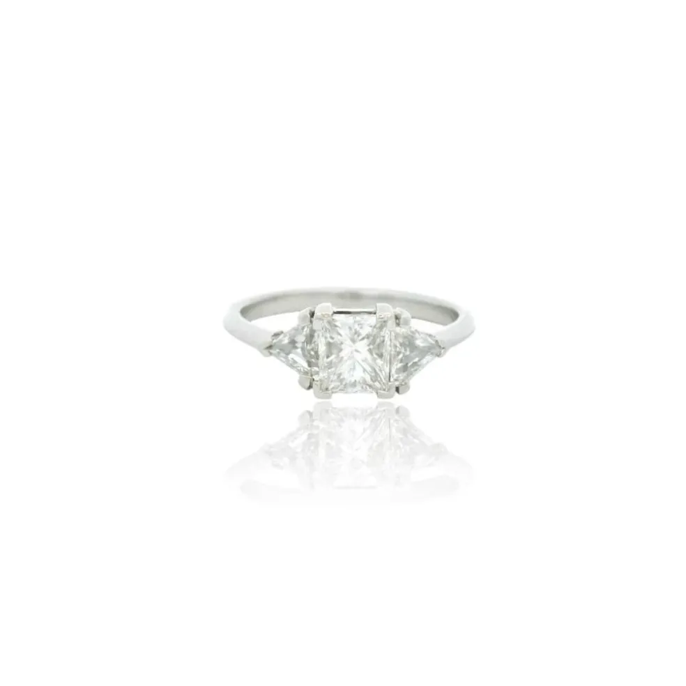 Bague en diamant Trilogie