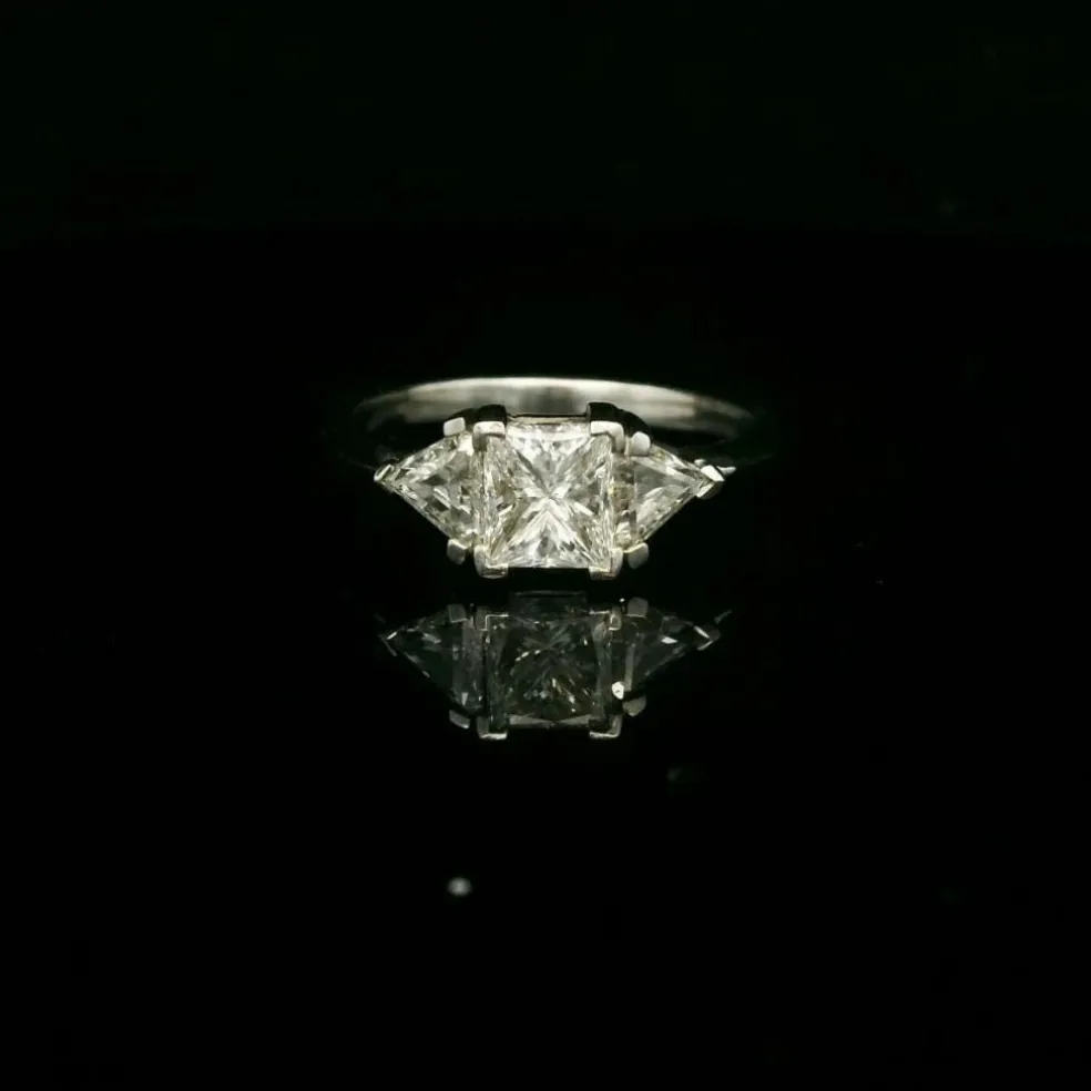 Bague en diamant Trilogie