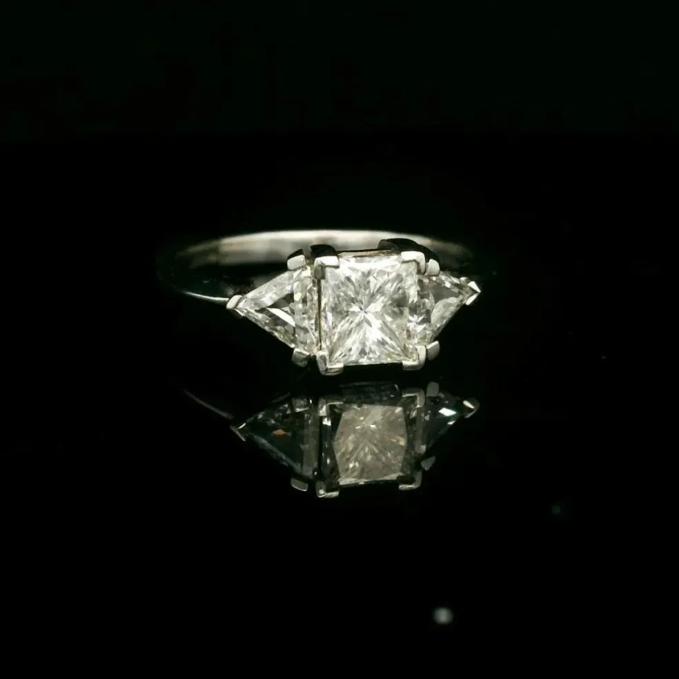 Bague en diamant Trilogie