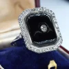 Bague en onyx et diamant taillé à la main