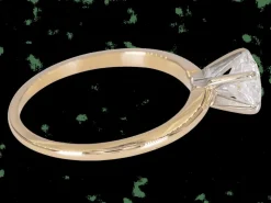 Bague en or 14 carats – Solitaire diamant 0,70 ct