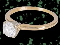 Bague en or 14 carats – Solitaire diamant 0,70 ct