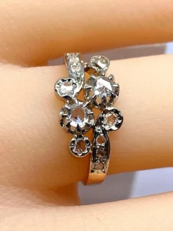 Bague en or 18 carats en diamants époque 1900