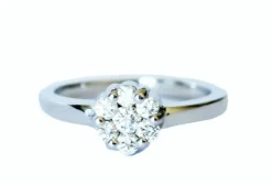 Bague en or avec diamants