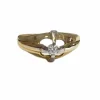 Bague en or avec diamants