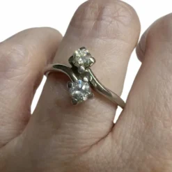 Bague en or avec diamants