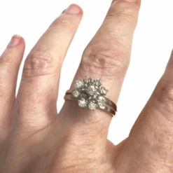 Bague en or avec diamants
