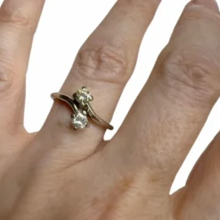 Bague en or avec diamants