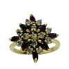 Bague en or avec rubis et diamants.