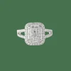 Bague en or blanc & diamants