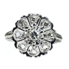 Bague en or blanc 18 carats et diamants